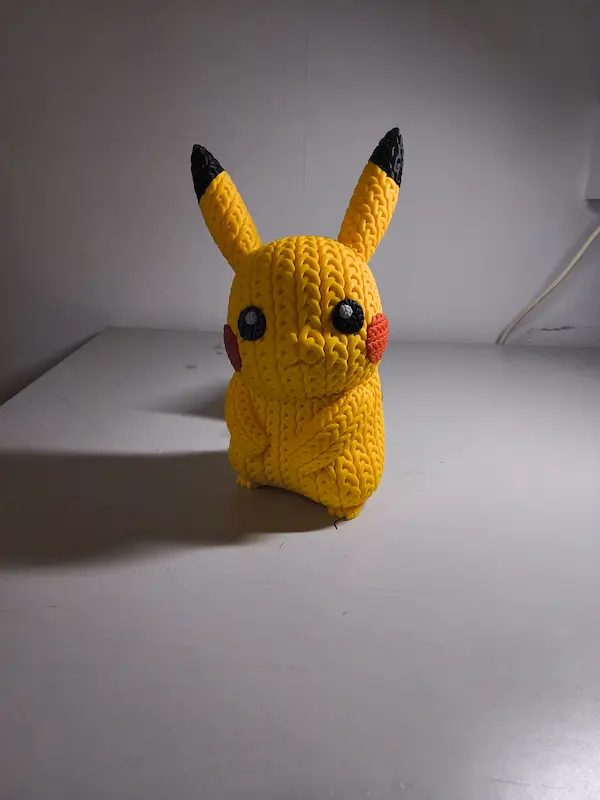 Pikachu Knitted